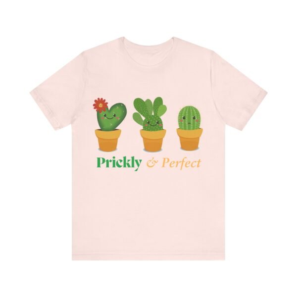 Cute Cactus Unisex Tee - Prickly & Perfect, Gift for Plant Lovers, Casual Wear, Summer Style, Gardening Gift, Eco-Friendly Fashion - Image 5
