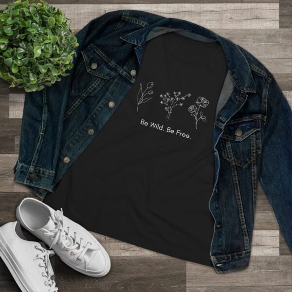 Be Wild Be Free Shirt - Wildflower Graphic Tee for Women, Homeschool Mom Shirt, Boho Bella Canvas T-Shirt, Nature Lover Gift - Image 7