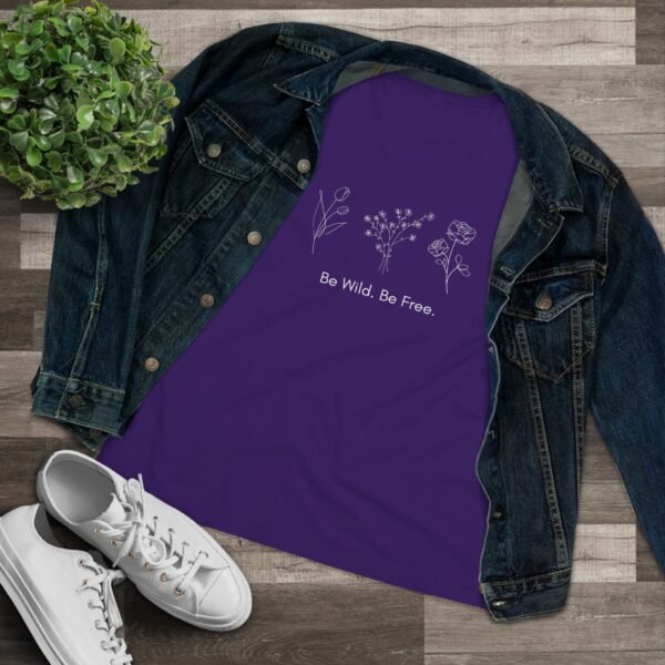 Be Wild Be Free Shirt - Wildflower Graphic Tee for Women, Homeschool Mom Shirt, Boho Bella Canvas T-Shirt, Nature Lover Gift - Image 23