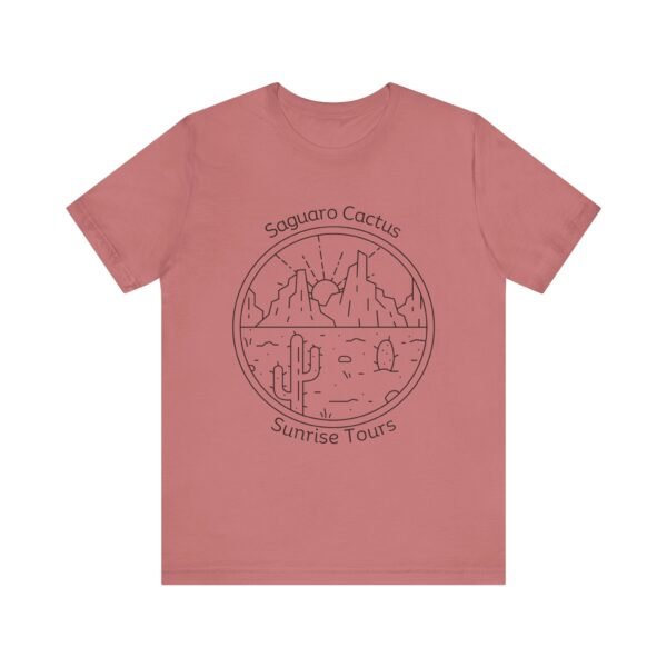 Saguaro Cactus Sunrise Tours Shirt - Bella Canvas Unisex TShirt, Desert Southwest Graphic Tee, Adventure Travel Inspired Shirt - Image 13