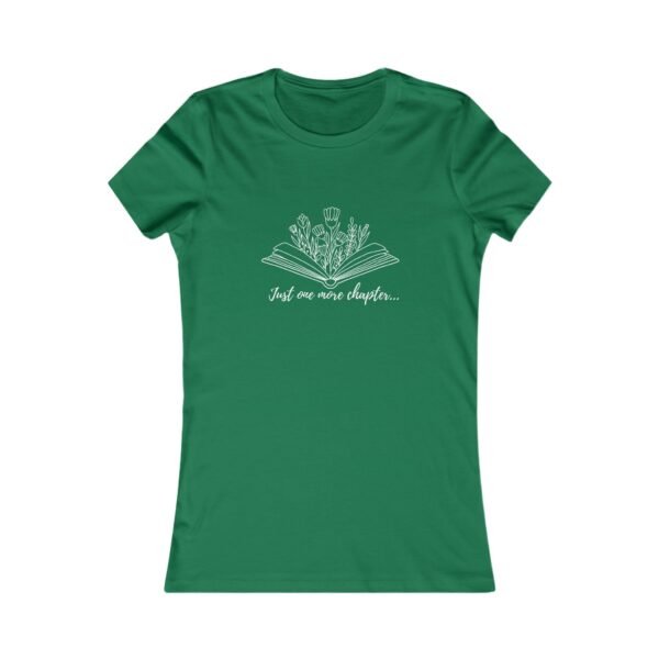 Just One More Chapter Shirt - Bella Canvas Women's Favorite Tee, Book Lover Gift, Reading Graphic T-Shirt - Image 7