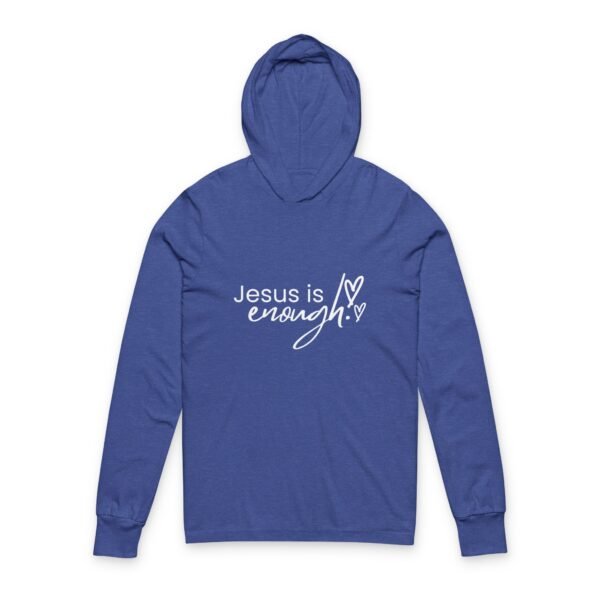 Jesus Is Enough Hoodie- Bella Canvas Unisex Christian Hoodie, Faith Inspired Graphic Sweatshirt, Bible Verse Apparel - Image 7