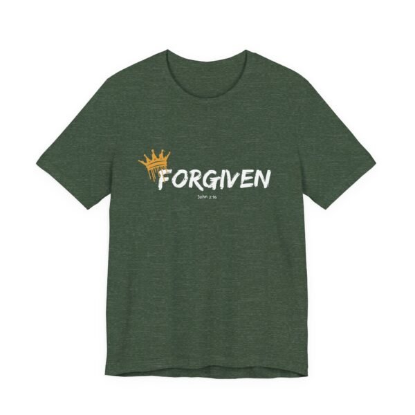 Forgiven Shirt with John 3:16 - Unisex Christian T-Shirt, Crown Faith Tee, Scripture Inspired Apparel - Image 23