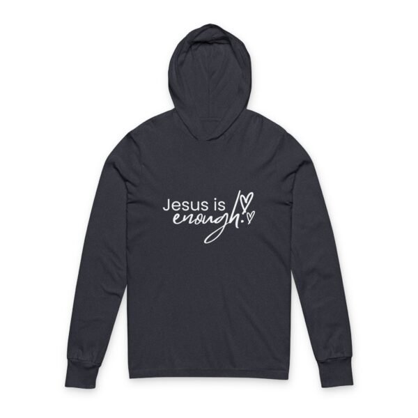 Jesus Is Enough Hoodie- Bella Canvas Unisex Christian Hoodie, Faith Inspired Graphic Sweatshirt, Bible Verse Apparel - Image 9