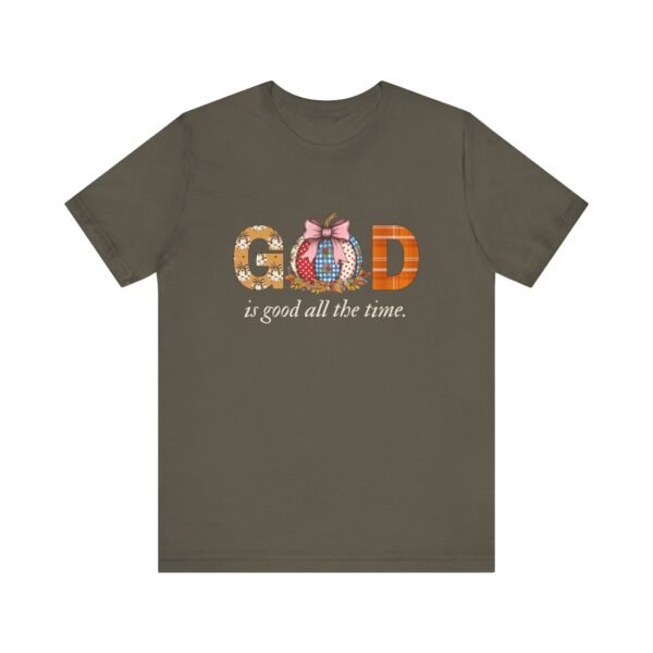 God Is Good All the Time Fall Shirt - Pumpkin Theme Christian Tee, Bella Canvas Unisex T-Shirt, Faith Autumn Apparel - Image 21