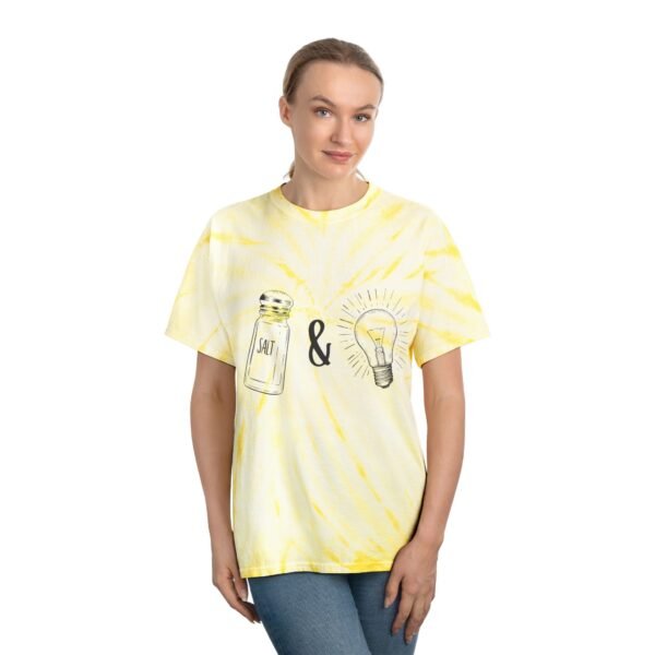 Salt and Light Shirt - Gildan Unisex Tie-Dye Christian T-Shirt, Matthew 5:13-14 Bible Verse Graphic Tee, Faith Inspired Gift - Image 4