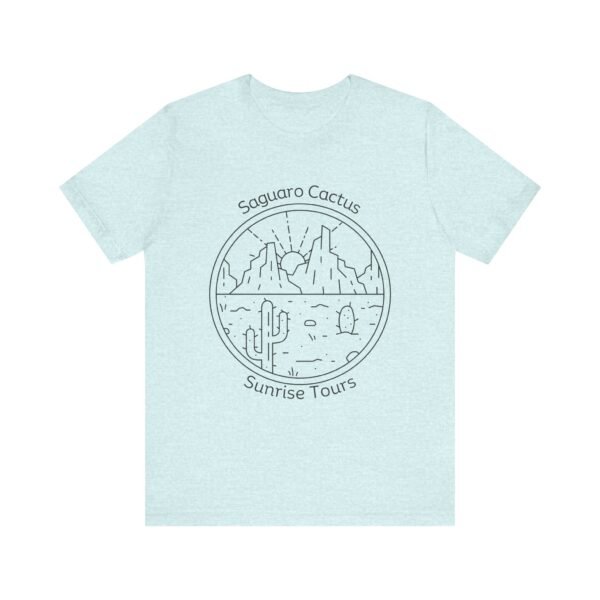 Saguaro Cactus Sunrise Tours Shirt - Bella Canvas Unisex TShirt, Desert Southwest Graphic Tee, Adventure Travel Inspired Shirt - Image 29