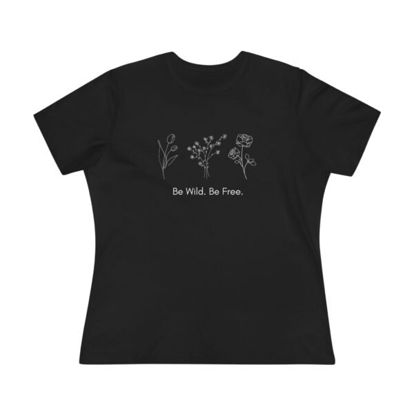 Be Wild Be Free Shirt - Wildflower Graphic Tee for Women, Homeschool Mom Shirt, Boho Bella Canvas T-Shirt, Nature Lover Gift - Image 5