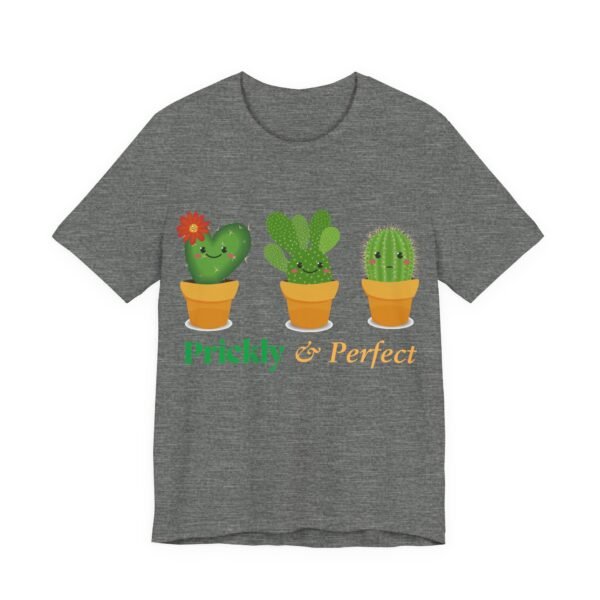 Cute Cactus Unisex Tee - Prickly & Perfect, Gift for Plant Lovers, Casual Wear, Summer Style, Gardening Gift, Eco-Friendly Fashion - Image 15