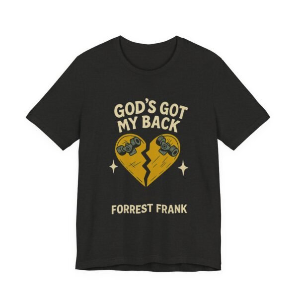 Forrest Frank Song Illustrated Tee, Unisex Shirt with Skateboard Design, Music Lover Gift, Short Sleeve Tshirt, Skateboarding Graphic Tee, - Image 11