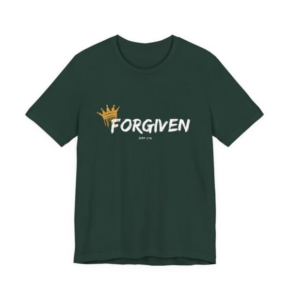 Forgiven Shirt with John 3:16 - Unisex Christian T-Shirt, Crown Faith Tee, Scripture Inspired Apparel - Image 15