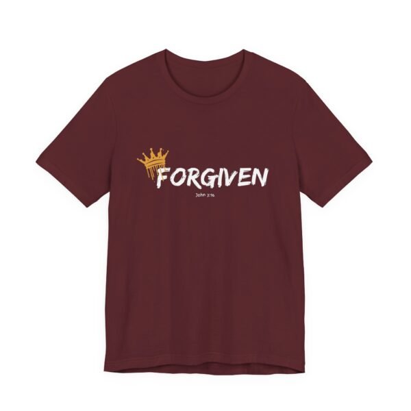Forgiven Shirt with John 3:16 - Unisex Christian T-Shirt, Crown Faith Tee, Scripture Inspired Apparel - Image 51