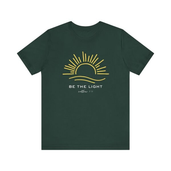 Sunrise Inspirational Tee - Be the Light, Comfortable Unisex Jersey Short Sleeve Shirt, Motivational Tees, Positive Vibes T-Shirt, [...] - Image 21