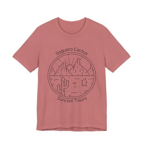 Saguaro Cactus Sunrise Tours Shirt - Bella Canvas Unisex TShirt, Desert Southwest Graphic Tee, Adventure Travel Inspired Shirt - Image 15
