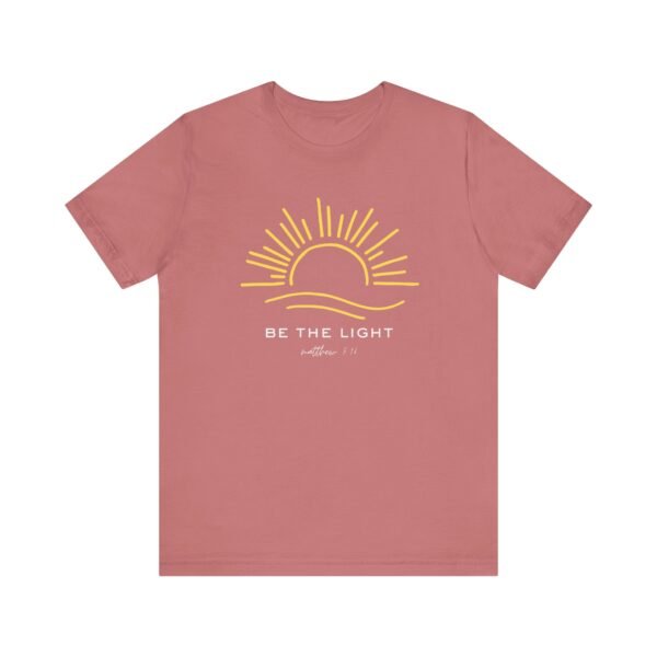 Sunrise Inspirational Tee - Be the Light, Comfortable Unisex Jersey Short Sleeve Shirt, Motivational Tees, Positive Vibes T-Shirt, [...]