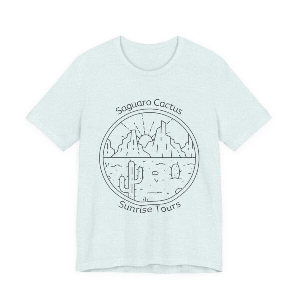 Saguaro Cactus Sunrise Tours Shirt - Bella Canvas Unisex TShirt, Desert Southwest Graphic Tee, Adventure Travel Inspired Shirt - Image 35