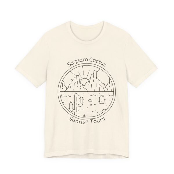 Saguaro Cactus Sunrise Tours Shirt - Bella Canvas Unisex TShirt, Desert Southwest Graphic Tee, Adventure Travel Inspired Shirt - Image 23