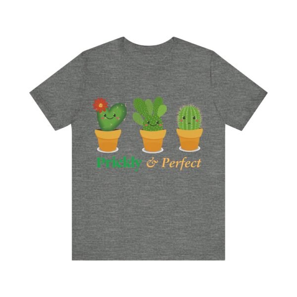 Cute Cactus Unisex Tee - Prickly & Perfect, Gift for Plant Lovers, Casual Wear, Summer Style, Gardening Gift, Eco-Friendly Fashion - Image 13