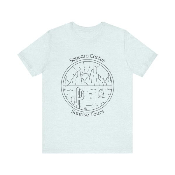 Saguaro Cactus Sunrise Tours Shirt - Bella Canvas Unisex TShirt, Desert Southwest Graphic Tee, Adventure Travel Inspired Shirt - Image 33