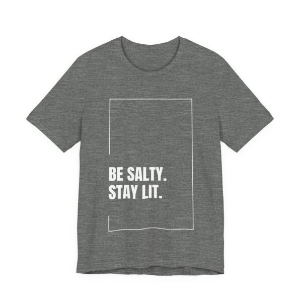 Be Salty Stay Lit Shirt - Bella Canvas Unisex Christian T-Shirt, Matthew 5:13-14 Bible Verse Graphic Tee, Faith Inspired Gift - Image 7