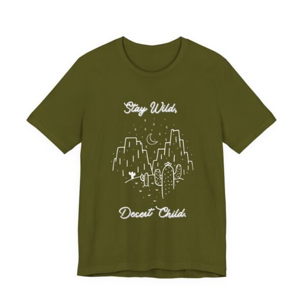 Stay Wild Desert Child Shirt - Bella Canvas Unisex T-Shirt, Boho Western Graphic Tee, Adventure Desert Vibes Apparel - Image 27