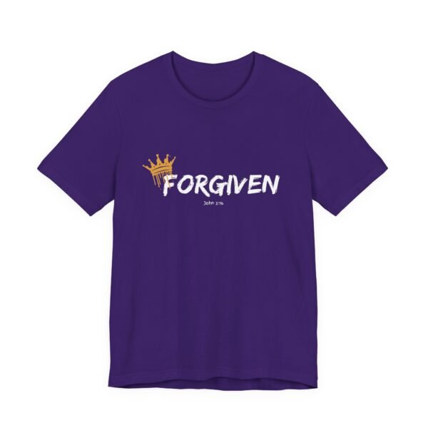 Forgiven Shirt with John 3:16 - Unisex Christian T-Shirt, Crown Faith Tee, Scripture Inspired Apparel - Image 47