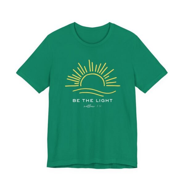 Sunrise Inspirational Tee - Be the Light, Comfortable Unisex Jersey Short Sleeve Shirt, Motivational Tees, Positive Vibes T-Shirt, [...] - Image 19