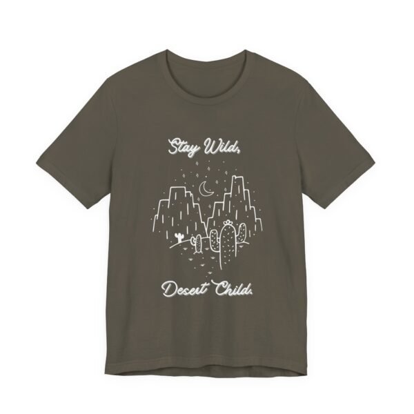 Stay Wild Desert Child Shirt - Bella Canvas Unisex T-Shirt, Boho Western Graphic Tee, Adventure Desert Vibes Apparel - Image 23