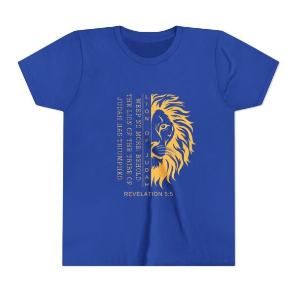 Lion of Judah Youth Shirt - Christian T-Shirt, Revelation 5:5, Kids Faith Tee for School, Homeschool & Youth Groups - Image 21