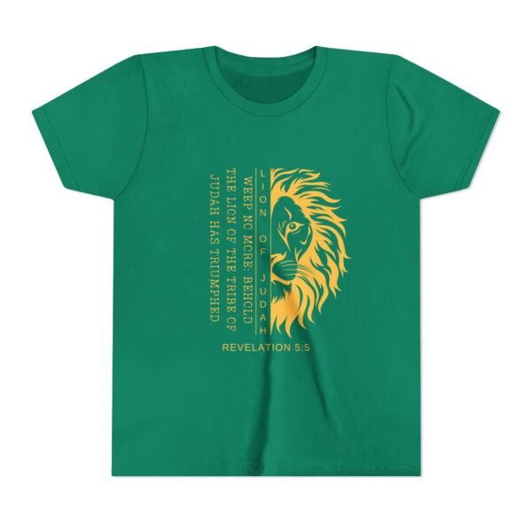 Lion of Judah Youth Shirt - Christian T-Shirt, Revelation 5:5, Kids Faith Tee for School, Homeschool & Youth Groups - Image 13