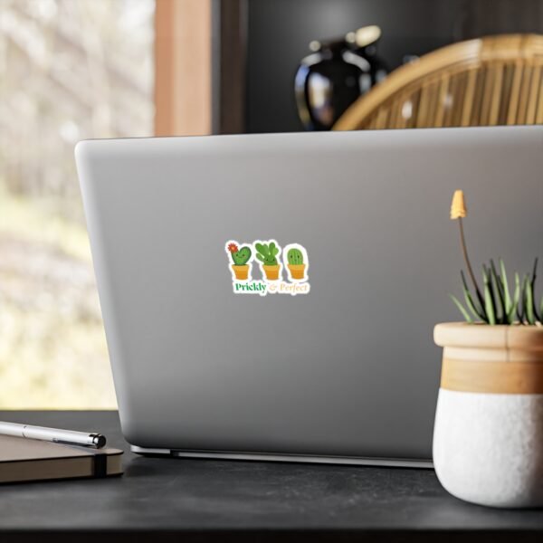 Cute Cactus Stickers, Prickly & Perfect Vinyl Decals for Laptops, Water Bottles, Journal Decoration, Gifts for Plant Lovers - Image 4