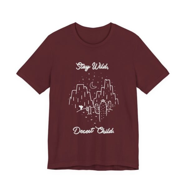 Stay Wild Desert Child Shirt - Bella Canvas Unisex T-Shirt, Boho Western Graphic Tee, Adventure Desert Vibes Apparel - Image 63