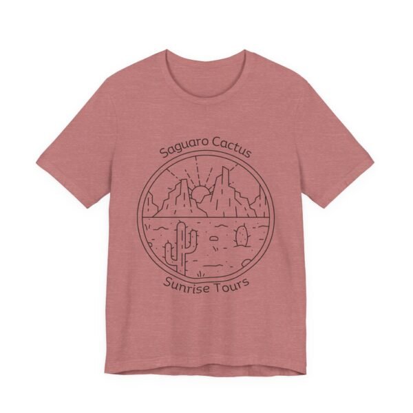 Saguaro Cactus Sunrise Tours Shirt - Bella Canvas Unisex TShirt, Desert Southwest Graphic Tee, Adventure Travel Inspired Shirt - Image 19