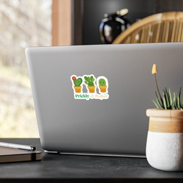 Cute Cactus Stickers, Prickly & Perfect Vinyl Decals for Laptops, Water Bottles, Journal Decoration, Gifts for Plant Lovers - Image 8