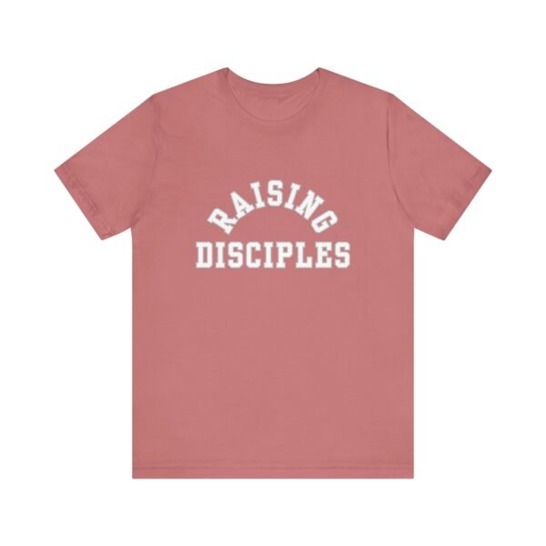 Raising Disciples Shirt - Unisex Christian T-Shirt, Varsity Style Faith Tee for Parents, Teachers & Leaders