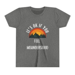 Misunderstood Youth Shirt - Bella Canvas Christian T-Shirt Inspired by Forrest Frank & Cory Asbury Song, Designed by Kid Artist