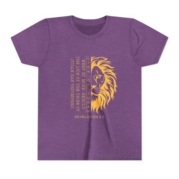 Lion of Judah Youth Shirt - Christian T-Shirt, Revelation 5:5, Kids Faith Tee for School, Homeschool & Youth Groups - Image 29
