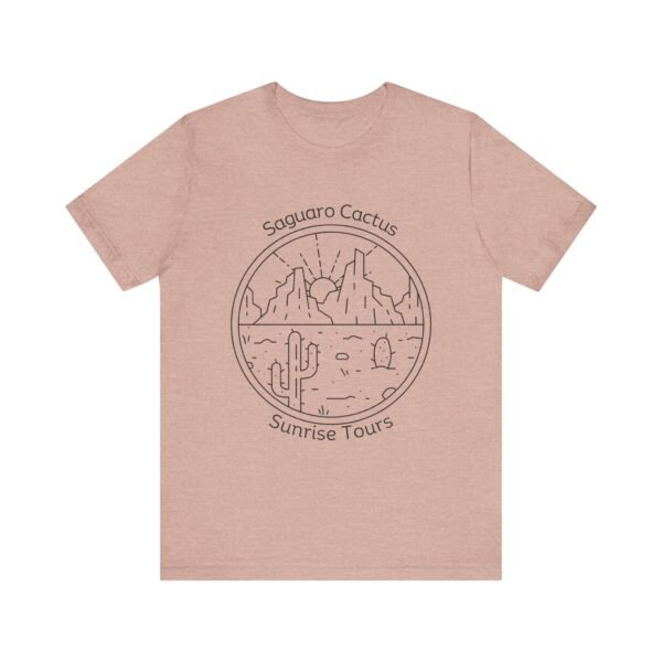 Saguaro Cactus Sunrise Tours Shirt - Bella Canvas Unisex TShirt, Desert Southwest Graphic Tee, Adventure Travel Inspired Shirt - Image 9