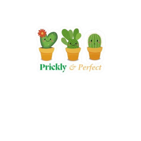 Cute Cactus Stickers, Prickly & Perfect Vinyl Decals for Laptops, Water Bottles, Journal Decoration, Gifts for Plant Lovers - Image 5