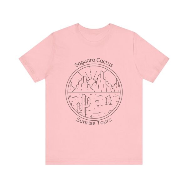 Saguaro Cactus Sunrise Tours Shirt - Bella Canvas Unisex TShirt, Desert Southwest Graphic Tee, Adventure Travel Inspired Shirt - Image 37