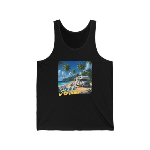 Park in Paradise Class C Motorhome RV Adventure Tank Top - Perfect for Camping and RV Life - Image 3