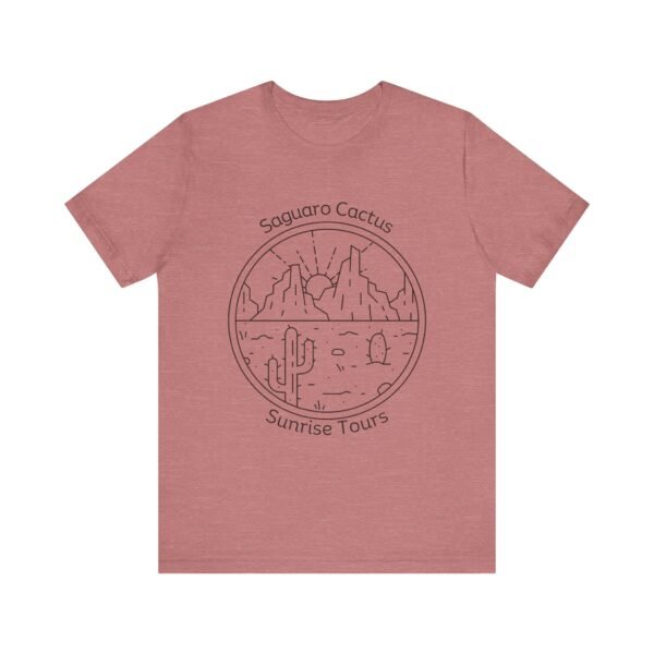 Saguaro Cactus Sunrise Tours Shirt - Bella Canvas Unisex TShirt, Desert Southwest Graphic Tee, Adventure Travel Inspired Shirt - Image 17