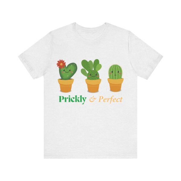 Cute Cactus Unisex Tee - Prickly & Perfect, Gift for Plant Lovers, Casual Wear, Summer Style, Gardening Gift, Eco-Friendly Fashion - Image 9