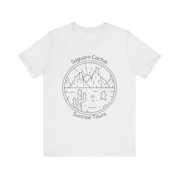Saguaro Cactus Sunrise Tours Shirt - Bella Canvas Unisex TShirt, Desert Southwest Graphic Tee, Adventure Travel Inspired Shirt - Image 5