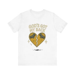 Gods Got My Back Shirt - Bella Canvas Unisex Christian TShirt, Worship Song Inspired Tee, Faith Based Apparel