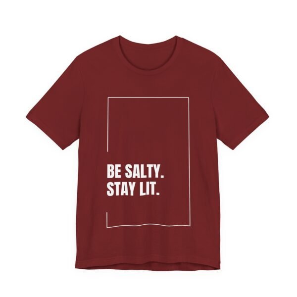 Be Salty Stay Lit Shirt - Bella Canvas Unisex Christian T-Shirt, Matthew 5:13-14 Bible Verse Graphic Tee, Faith Inspired Gift - Image 55