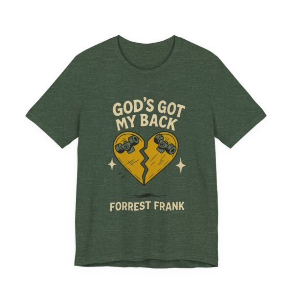 Forrest Frank Song Illustrated Tee, Unisex Shirt with Skateboard Design, Music Lover Gift, Short Sleeve Tshirt, Skateboarding Graphic Tee, - Image 19