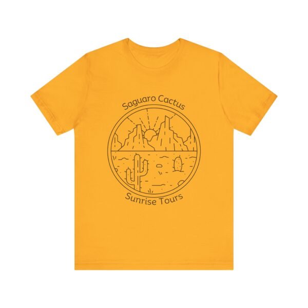 Saguaro Cactus Sunrise Tours Shirt - Bella Canvas Unisex TShirt, Desert Southwest Graphic Tee, Adventure Travel Inspired Shirt - Image 25