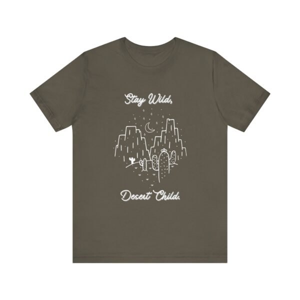 Stay Wild Desert Child Shirt - Bella Canvas Unisex T-Shirt, Boho Western Graphic Tee, Adventure Desert Vibes Apparel - Image 21