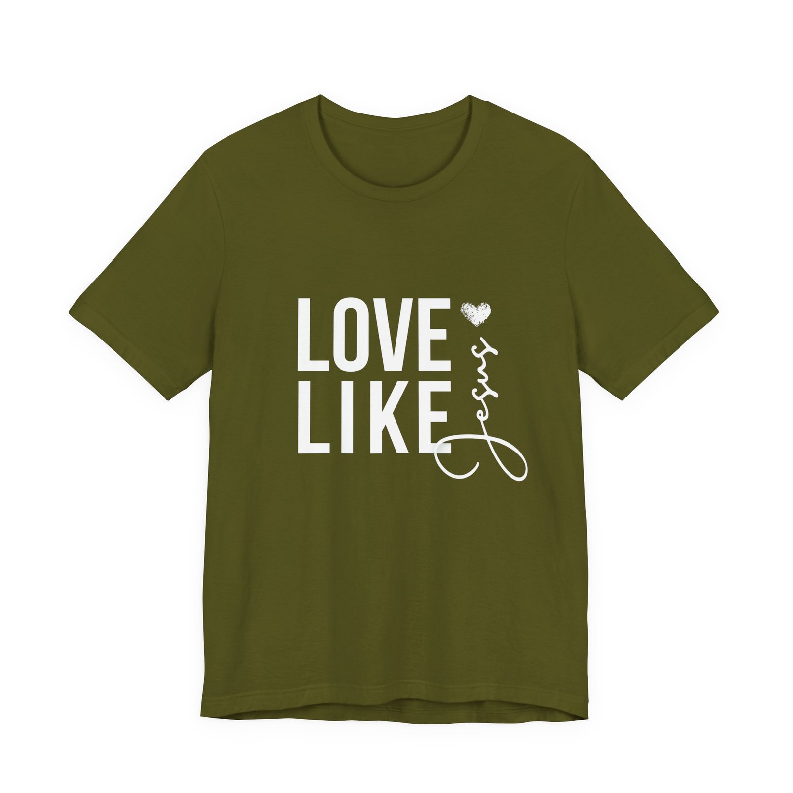 Love Like Jesus Shirt - Bella Canvas Unisex Christian T-Shirt, Faith Graphic Tee, Inspirational Bible Verse Shirt - Image 7